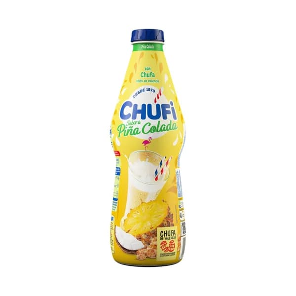 CHUFI Bebida de chufa con  D.O. Chufa de Valencia, sabor a piña colada 1 l - 1 l - Imagen del producto en Findit