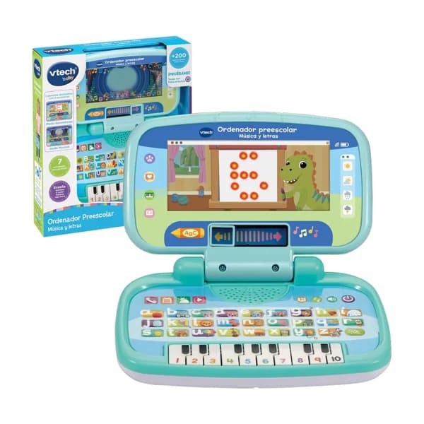 Ordenador preescolar música y letras VTECH. - 1 ud - Imagen del producto en Findit
