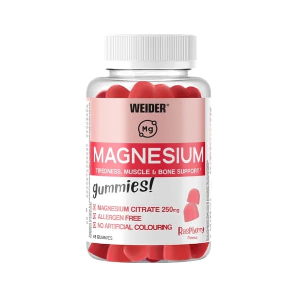WEIDER Gummies magnesio 48 uds. 144 gr. - 0.14 kg - Imagen del producto en Findit