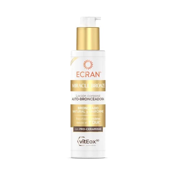 ECRAN Miracle bronze Loción corporal auto-bronceadora con resultados desde el primer día 200 ml. - 0.2 l - Imagen del producto en Findit