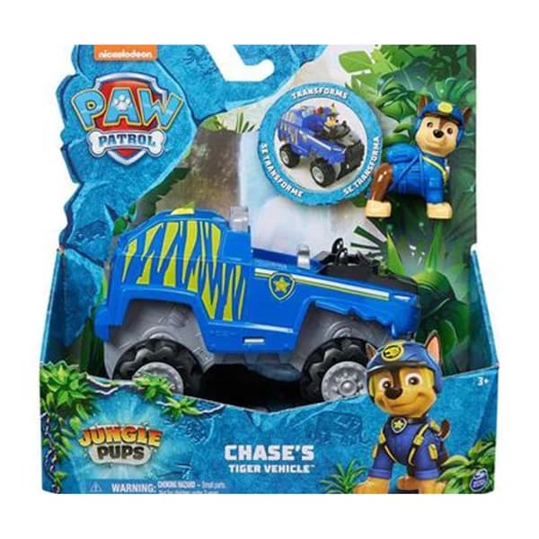 Vehículo y figura con temática de la jungla - Patrulla Canina Paw Patrol, modelos surtidos, SPIN MASTER. - 1 ud - Imagen del producto en Findit