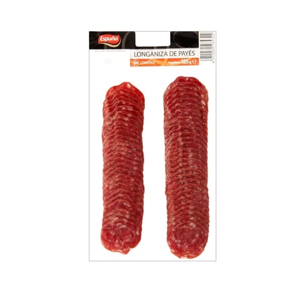 ESPUÑA Longaniza suprema en lonchas ESPUÑA 125 gr - 0.12 kg - Imagen del producto en Findit