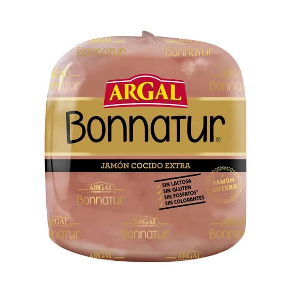 Jamón cocido de categoria extra  ARGAL Bonnatur - 1 ud - Imagen del producto en Findit