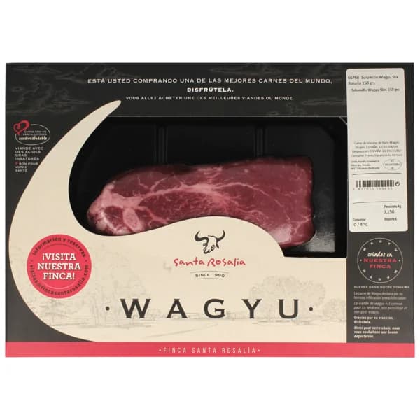 Solomillo de Wagyu SANTA ROSALIA 150 g. - 0.15 kg - Imagen del producto en Findit