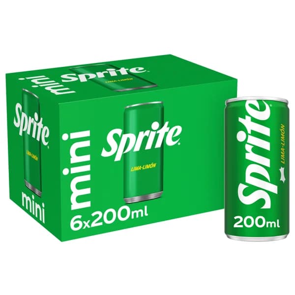 SPRITE Refresco con sabor a lima limón 6 uds. x 200 ml. - 1.2 l - Imagen del producto en Findit