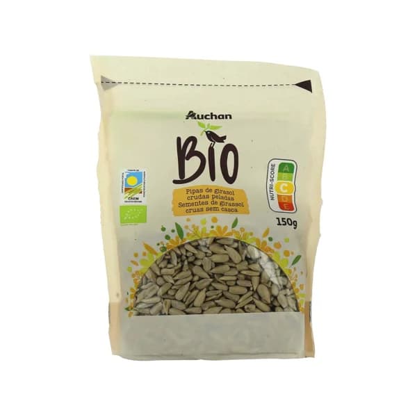 ALCAMPO ECOLÓGICO Pipas de girasol ecológicas, crudas y peladas 150 g. - 0.15 kg - Imagen del producto en Findit