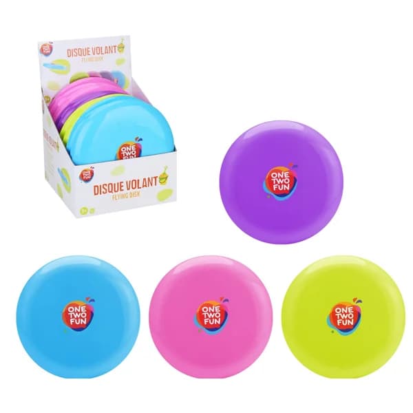 Disco volador, colores surtidos, ONE TWO FUN ALCAMPO. - 1 ud - Imagen del producto en Findit