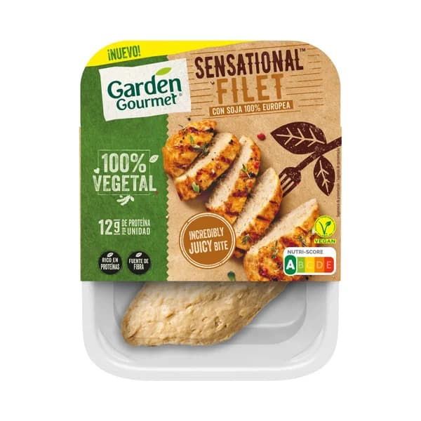 GARDEN GOURMET Sensational Pechuga pollo 100% vegetal 180 g. - 0.18 kg - Imagen del producto en Findit