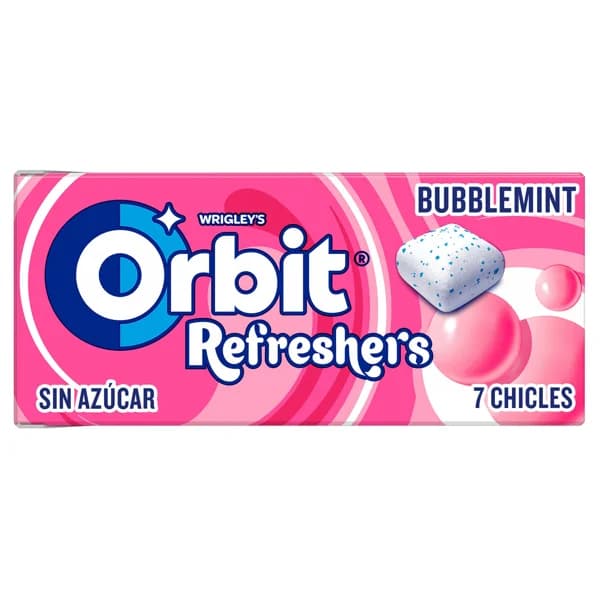 Chicles grageas de menta ORBIT Refreshers 7 uds 60 g. - 1 ud - Imagen del producto en Findit