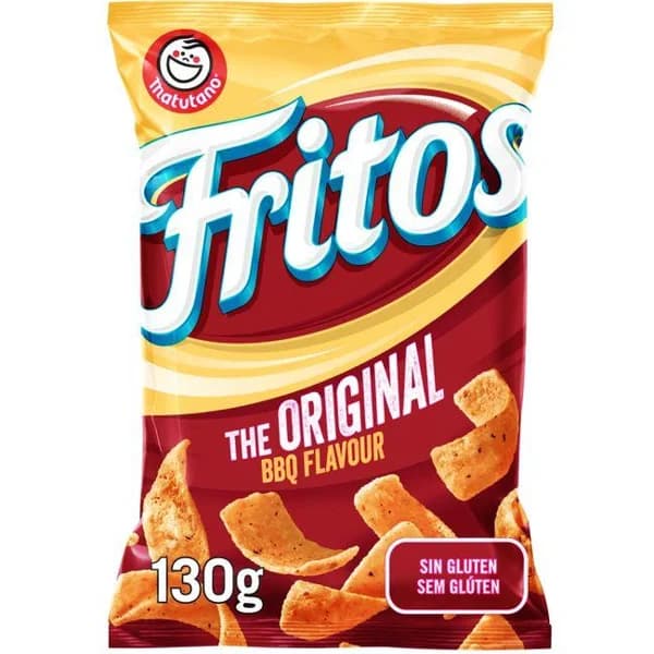 Fritos de maíz con sabor a barbacoa MATUTANO, bolsa 130 g - 0.13 kg - Imagen del producto en Findit