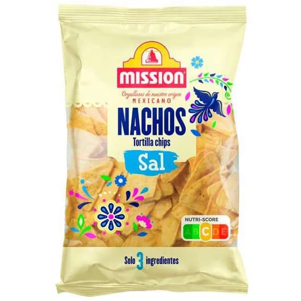 Nachos artesanos con sal MISSION, bolsa 200 g - 1 ud - Imagen del producto en Findit