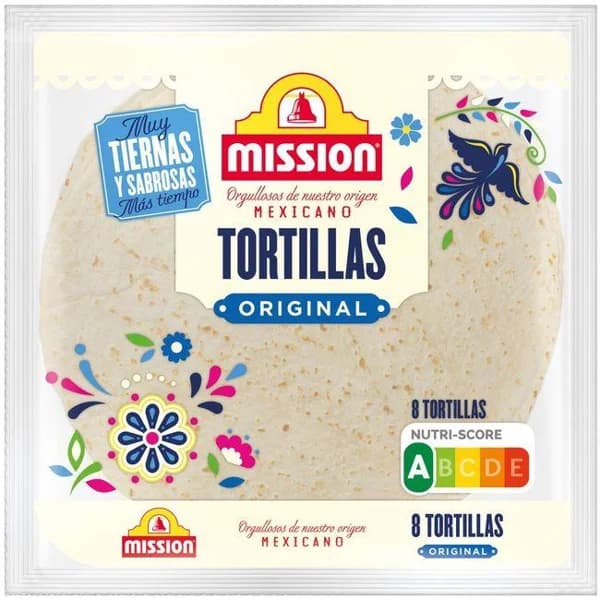 Tortilla de trigo MISSION, paquete 320 g - 0.32 kg - Imagen del producto en Findit