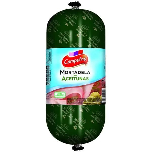 Mortadela con aceitunas CAMPOFRÍO, al corte, compra mínima 100 g - 0.1 kg - Imagen del producto en Findit