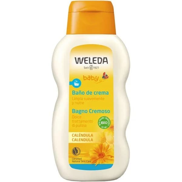 Baño de crema de calendula bebé WELEDA, bote 200 ml - 0.2 l - Imagen del producto en Findit