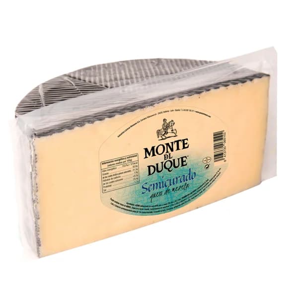 MONTE DUQUE Queso mezcla semi 1/2 pieza - 1 ud - Imagen del producto en Findit