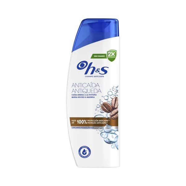 H&S Champú anticaspa y anticaida con cafeina, para todo tipo de cabello 330 ml. - 0.33 l - Imagen del producto en Findit