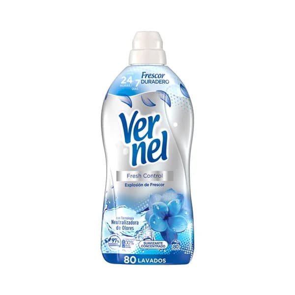 VERNEL Suavizante fresh control azul 1400 ml. - 1.4 l - Imagen del producto en Findit