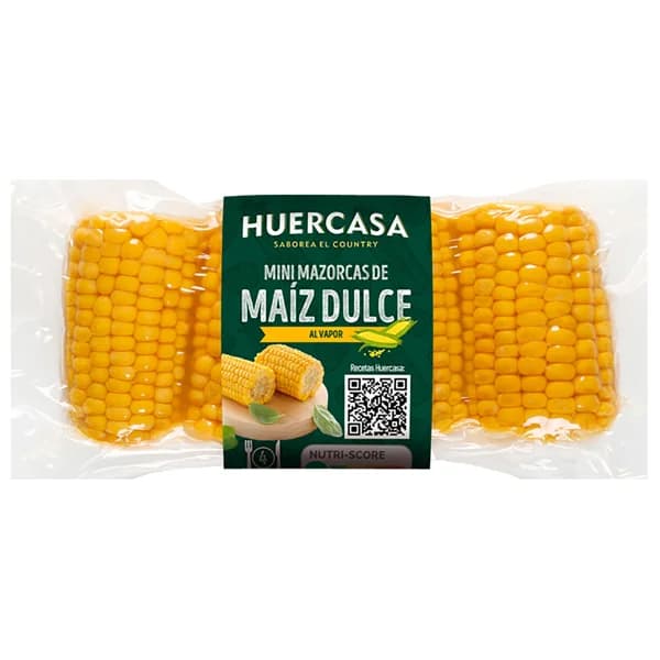 HUERCASA Maíz dulce 5 uds. 500 g. - 0.5 kg - Imagen del producto en Findit