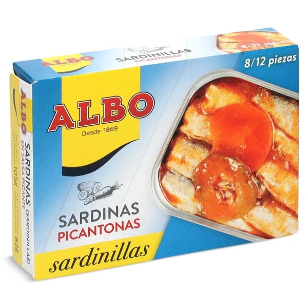 Sardinas picantonas Albo lata 82 g - 0.08 kg - Imagen del producto en Findit
