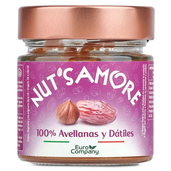 Crema de avellanas y dátiles Nut's amore bote 175 g - 0.18 kg - Imagen del producto en Findit