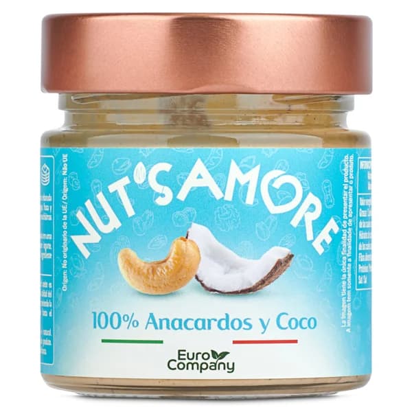 Crema de anacardos y coco Nut's amore bote 175 g - 0.17 kg - Imagen del producto en Findit