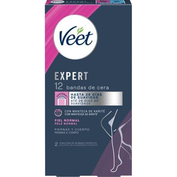 Bandas para cuerpo VEET EXPERT, caja 12 uds - 12 ud - Imagen del producto en Findit