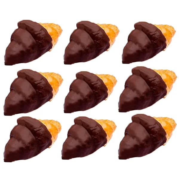 Mini croissant bañado en chocolate 9 uds. 320 g. - 0.32 kg - Imagen del producto en Findit