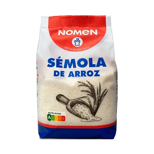 NOMEN Sémola de arroz 500 gr. - 0.5 kg - Imagen del producto en Findit