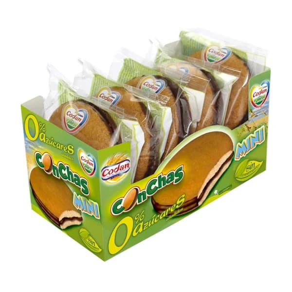 CODAN Conchas mini sin azucares añadidos 180 g. - 0.18 kg - Imagen del producto en Findit