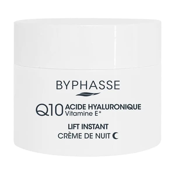 Crema de noche con textura rica, acido Hialurónico y vitamina E, para todo tipo de pieles BYPHASSE Lift instant 60 ml - 0.06 l - Imagen del producto en Findit