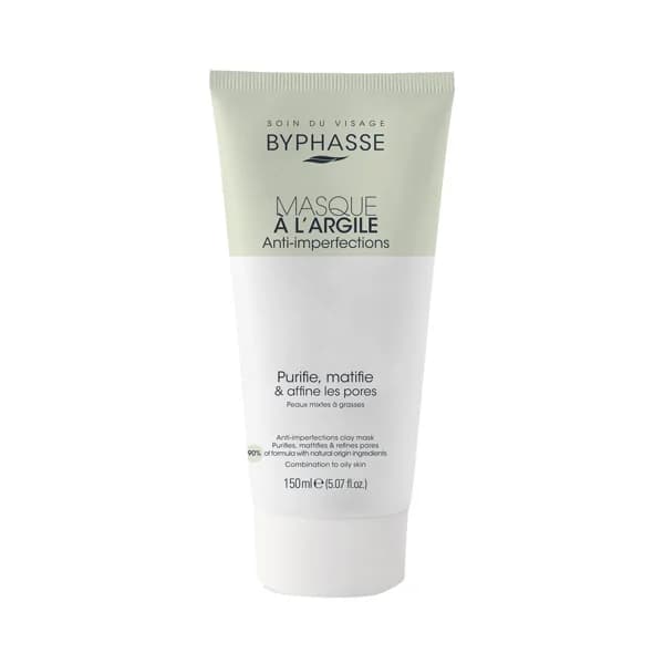 Mascarilla de arcilla anti-imperfecciones, para todo tipo de pieles BYPHASSE 150 ml. - 0.15 l - Imagen del producto en Findit
