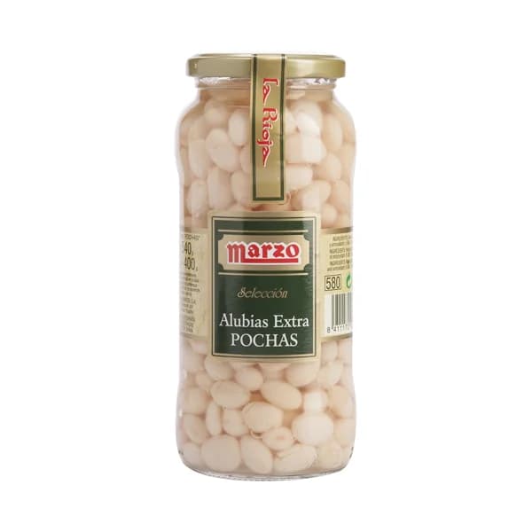 MARZO Alubia cocida blanca MARZO frasco de 400 g. - 0.4 kg - Imagen del producto en Findit
