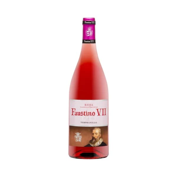 FAUSTINO VII Vino rosado tempranillo con D.O. Rioja FAUSTINO VII botella de 75 cl. - 1 ud - Imagen del producto en Findit