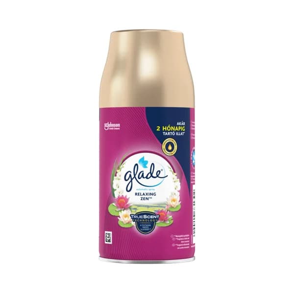 GLADE Relaxing zen Recambio para ambientador automático en spray con frangancia infusionada con aceites esenciales 269 ml. - 0.27 l - Imagen del producto en Findit