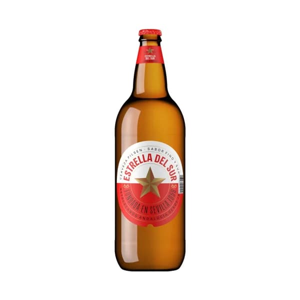 ESTRELLA DEL SUR Cerveza botella de 1 litro - 1 l - Imagen del producto en Findit