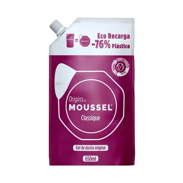 MOUSSEL Gel de baño MOUSSEL EcoPack Classique 650 ml. - 0.65 l - Imagen del producto en Findit