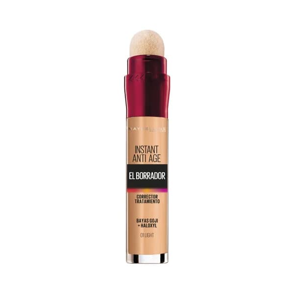 MAYBELLINE Instant anti age tono 01 light Corrector de ojeras, bolsa e imperfecciones, para pieles claras. - 1 ud - Imagen del producto en Findit