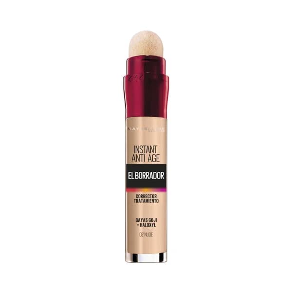 MAYBELLINE Instant anti age  tono 02 Nude  Borrador y corrector de ojeras, bolsas e imperfecciones. - 1 ud - Imagen del producto en Findit