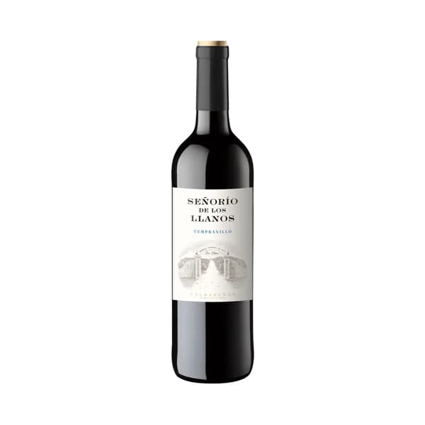 SEÑORÍO DE LOS LLANOS Vino tinto con D.O. Valdepeñas botella 75 cl. - 1 ud - Imagen del producto en Findit