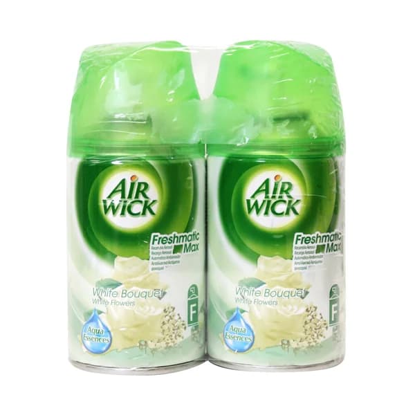AIR WICK Lote de 2 recambios de ambientador automático con esencia a flores blancas AIR WICK Freshmatic Max. - 0.5 l - Imagen del producto en Findit