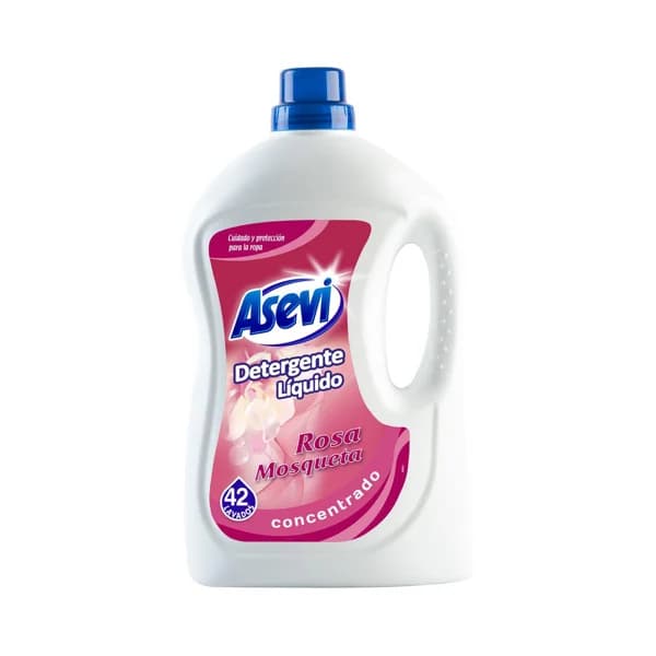 ASEVI Detergente liquido rosa mosqueta concentrado 42lav. 3 l. - 1 ud - Imagen del producto en Findit