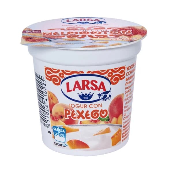 LARSA Yogur natural con melocotón 125 g. - 0.13 kg - Imagen del producto en Findit