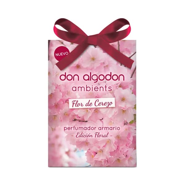 DON ALGODÓN Ambients Ambientador perfumador de armario con aroma a Flor de Cereza. - 1 ud - Imagen del producto en Findit
