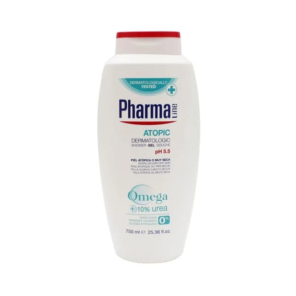 PHARMA LINE Gel para baño o ducha, especial pieles atópicas o muy secas PHARMA LINE 750 ml. - 0.75 l - Imagen del producto en Findit