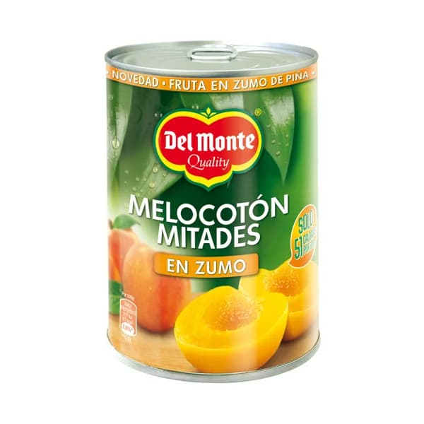 DEL MONTE Melocotón en mitades en zumo de piña DEL MONTE lata p.e. 235 g. - 0.24 kg - Imagen del producto en Findit