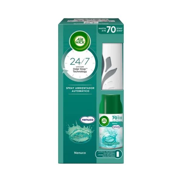AIR WICK Ambientador Nenuco- Aparato+ Recambio AIR WICK FRESHMATIC 250 ml. - 0.25 l - Imagen del producto en Findit