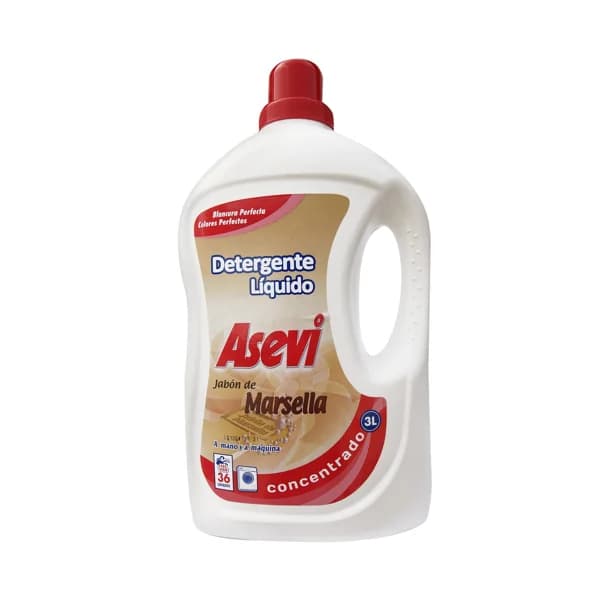 ASEVI Detergente Líquido Marsella 3 l. - 1 ud - Imagen del producto en Findit