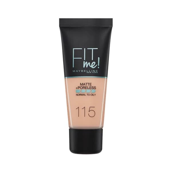 MAYBELLINE Fit me! Tono 115 Base de maquillaje con acabado mate, para pieles normales a grasas. - 1 ud - Imagen del producto en Findit