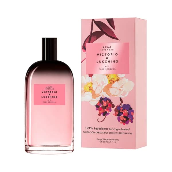VITORIO & LUCCHINO Eau de toilette para mujer con vaporizador en spray VITORIO & LUCCHINO Nº17 Flor sensual 150 ml. - 0.15 l - Imagen del producto en Findit