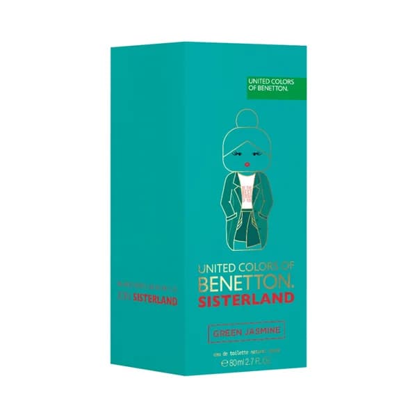 UNITED COLORS OF BENETTON Eau de toilette para mujer con vaporizador en spray y fragancia a jazmín verde UNITED COLOR OF BENETTON Sisterland 80 ml. - 0.08 l - Imagen del producto en Findit